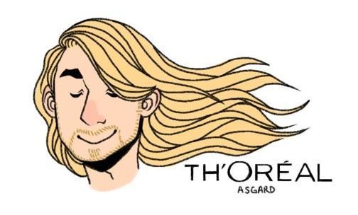 Thor reveals secret to his beautiful, which is not to use shampoo