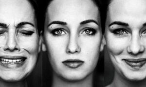 Emotionally Numb vs. Overly Emotional People, happy sad face