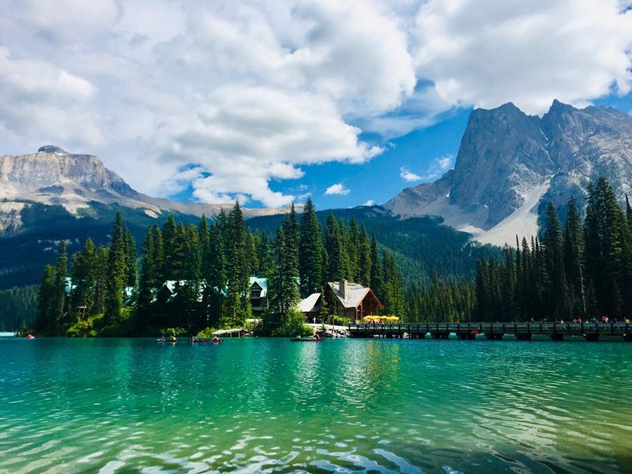 eye protection, relaxing view of sky and river