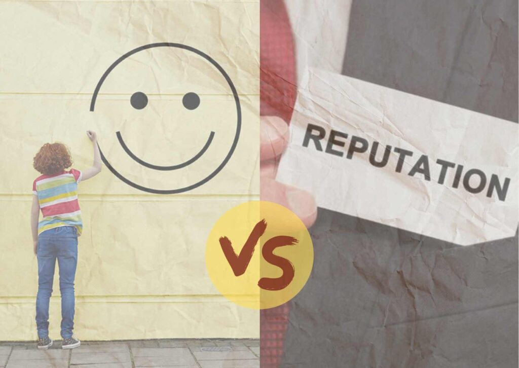 Reputation vs. Happiness