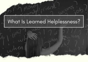 Girl struggling with learned helplessness