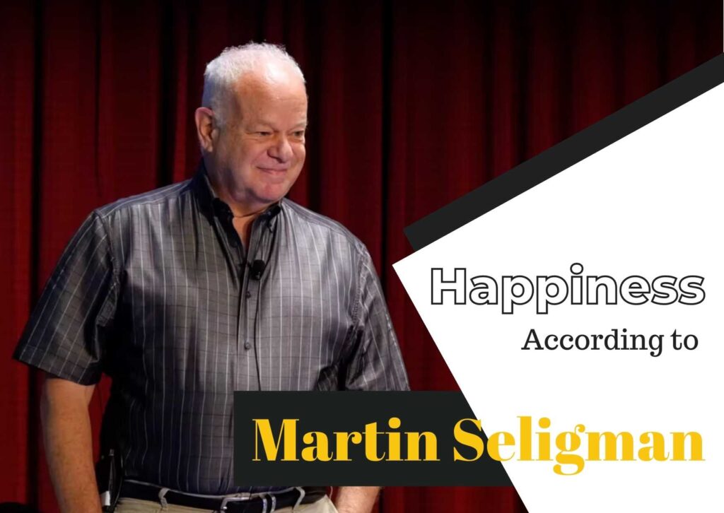 Martin Seligman during his talk.