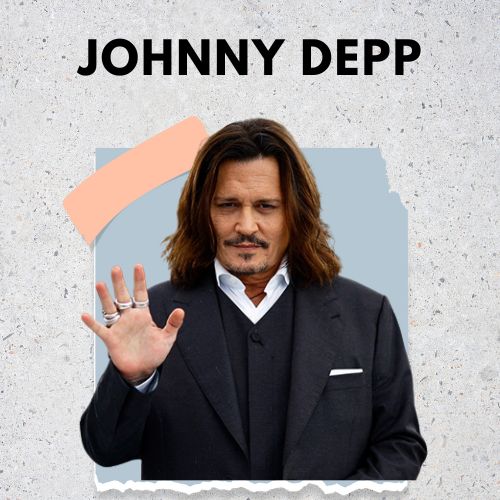 Johnny Depp is one of the 50 celebrities with depression who have spoken out about their depression addressing the stigma associated with it.