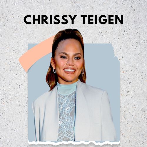 Chrissy Teigen is one of the 50 celebrities with depression who have spoken out about their depression addressing the stigma associated with it.